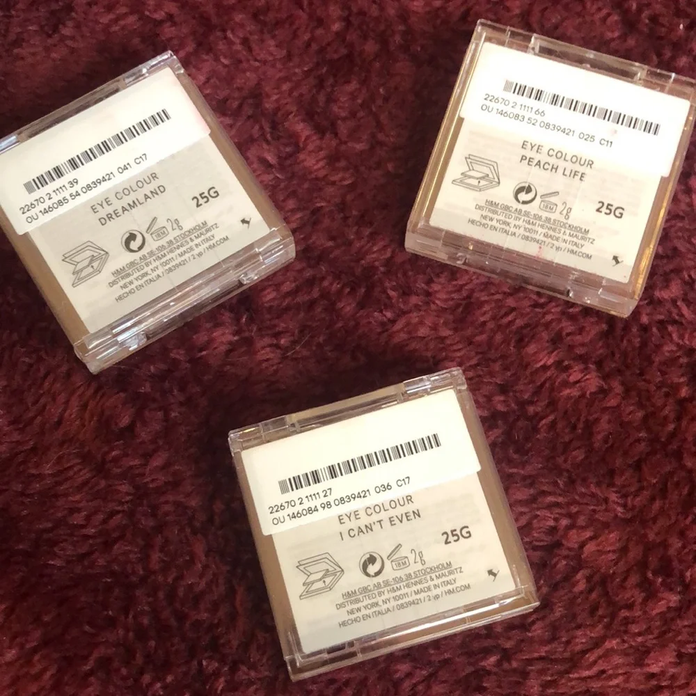 H&M Eyeshadow Singles (9 Shades - Magnetic Pans)